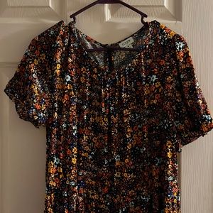 Floral j crew maxi